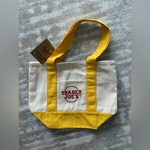 Trader Joe’s Canvas Mini Tote Bag